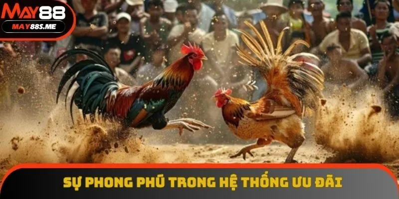 Sự phong phú trong hệ thống ưu đãi mang lại cảm giác hứng thú
