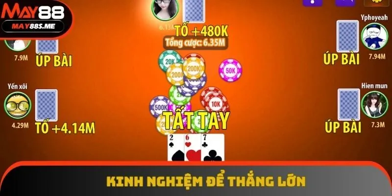 Chia sẻ thủ thuật hữu ích để đánh bài thắng lớn